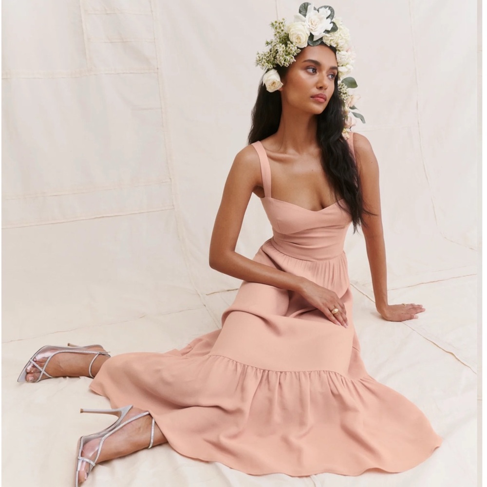 Reformation Celestia Floral Dress in Rory 0 NWT - Picture 7 of 14